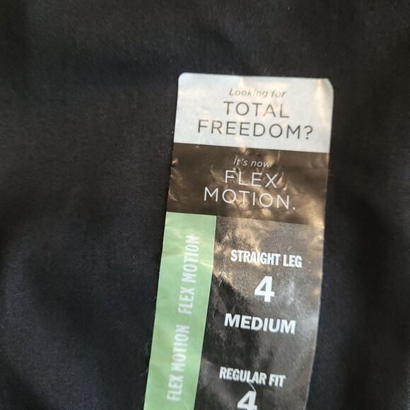 Lee Pants Womens 4 Medium Black Flex Motion Straight Leg Mid Rise Stretch NEW - Picture 9 of 16